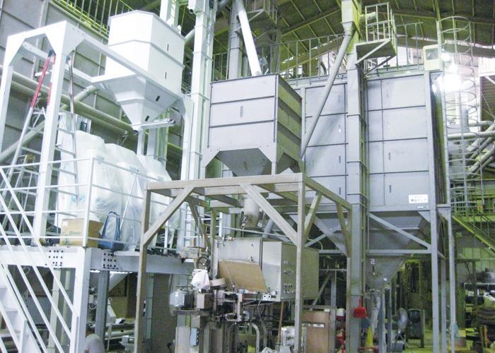 ライスセンター色彩選別機設置工事